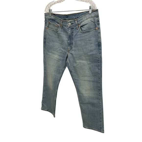 Levis 514 Mens Original Fit Straight Leg Jeans Denim Sz 35x30 - Picture 3 of 8